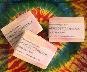 Apricot Freesia-Goats milk soap